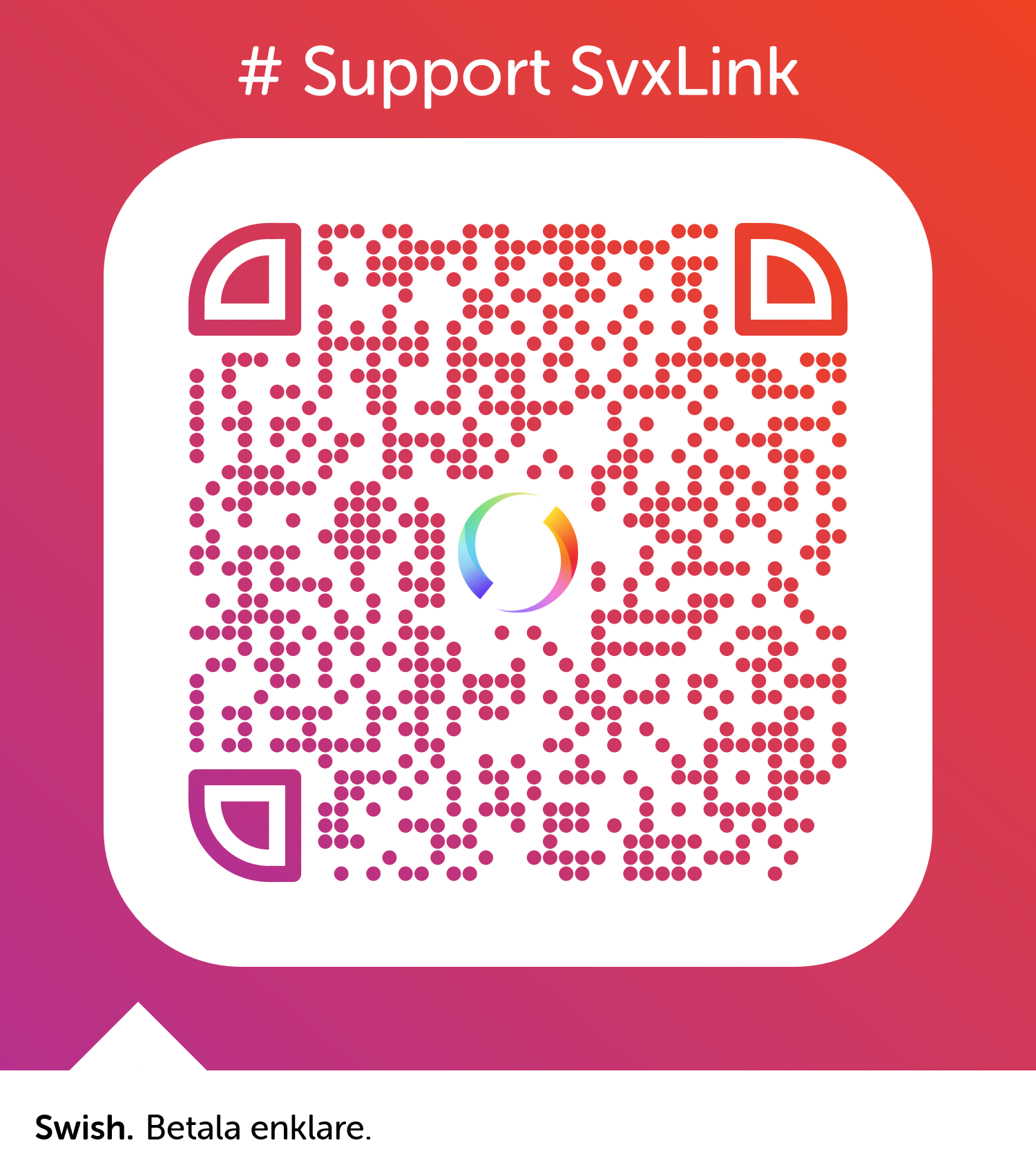 QR kod sk7bq SvxLink